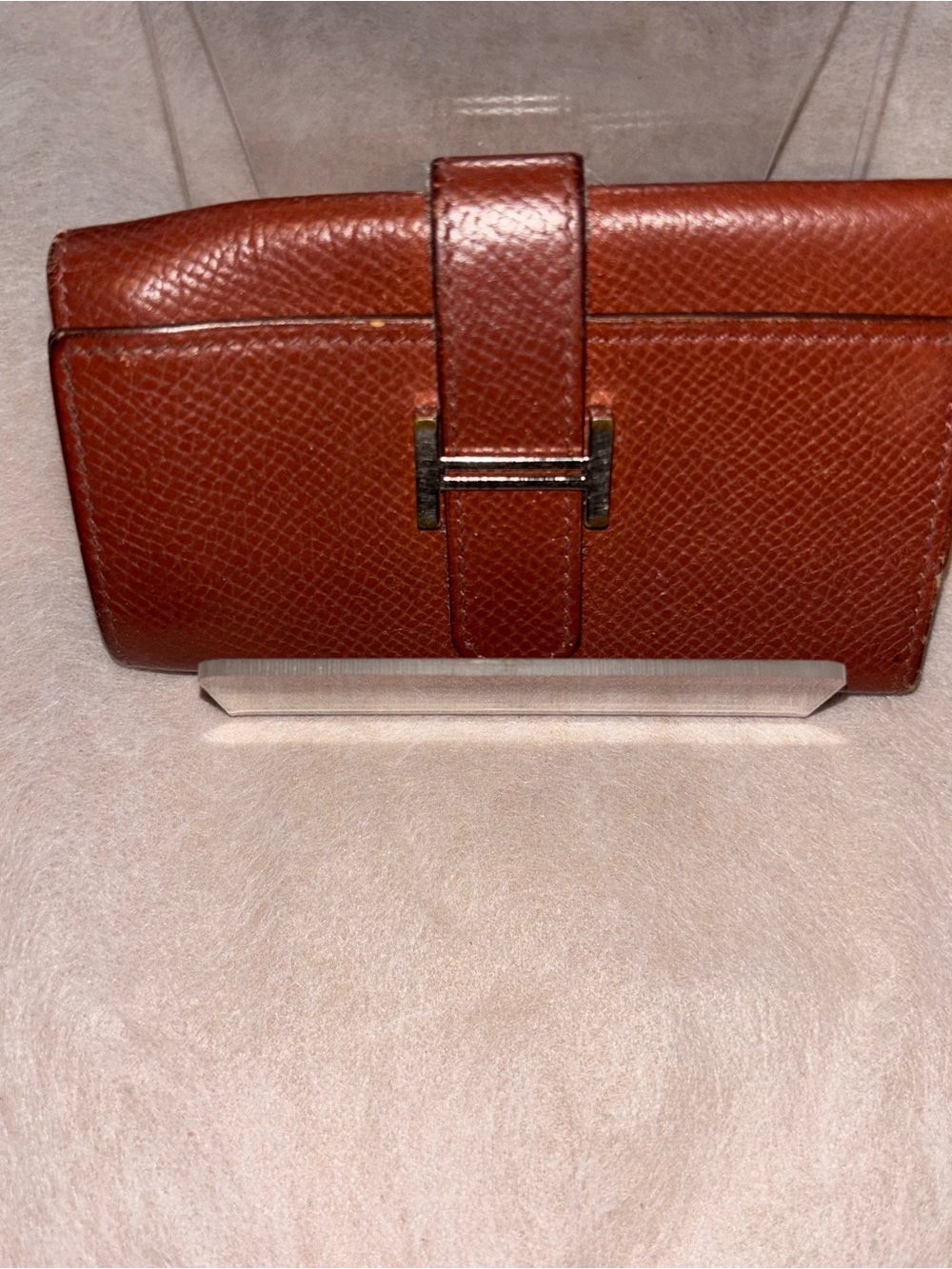 Hermès Bearn 3-Key Holder – Epsom Leather – Casaque Brown – Made in France - Picture 12 of 14